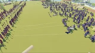 TABS | EPIC FIGHT | Vikings vs Musketeers and Halberd