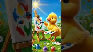 Artist ducklings #duckling #ducklingfun #ducklingshort