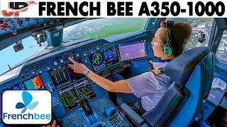 Airbus A350-1000 Cockpit | Indian Ocean to Paris