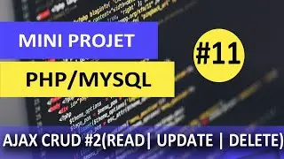 Apprendre PHP - Mini-projet #11 |  CRUD 
