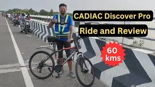 CRADIAC Discover Pro 21 gears hybrid | Ride and Review | 60Kms Kovalam beach ride, ECR | Tamil vlog