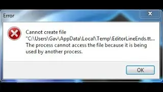 2018 [FIXED] DELPHI 2010 - Cannot create file EditorLineEnds.ttr