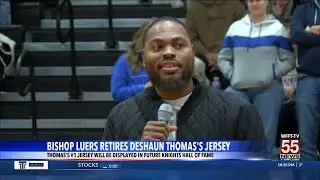 Bishop Luers retires DeShaun Thomas's jersey