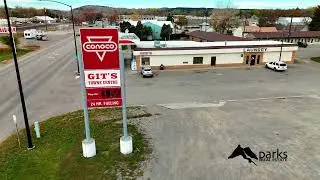 Gits Towne Centre with Motel, C Store, Conoco Station and Laundromat
