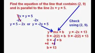 Algebra 2 Course Lesson 7 The Equation of a Line