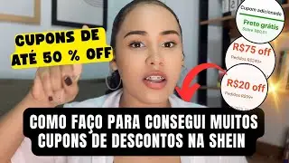 COMO CONSEGUIR CUPONS DE DESCONTOS NA SHEIN | ESTRAT&Eacute;GICA INFAL&Iacute;VEL 😱