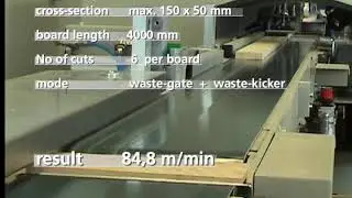 05 Weinig High Speed Chop Saw OC 450 Timed