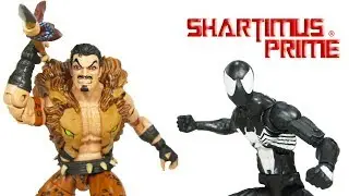 Marvel Legends Kraven and Black Suited Spider-Man Kraven's Last Hunt Target 2 Pack Figure Review