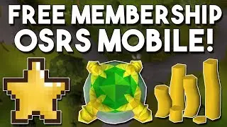 How to Get Membership for Free on OSRS Mobile! Two Ways to Get Free Oldschool Runescape Membership!