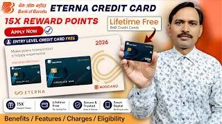 BOB Eterna Credit Card🔥Full Details 2026 | Lifetime Free Credit Card | BOB Credit Card