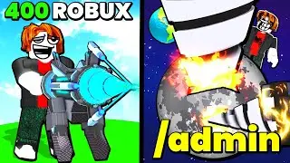 BROCA DE ROBUX vs BROCA DE ADMINISTRADOR NO ROBLOX (quem ganha?)