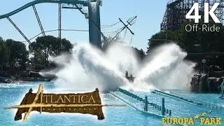Atlantica SuperSplash - 4K UHD Off-Ride - Europapark - Mack Rides - Cinematic