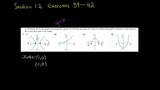 Graphs - Section 1.2 Exercises 39–42