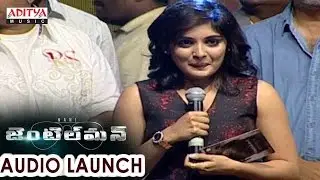 Niveda Thomas Beautiful Speech At Gentleman Audio Launch  || Nani, Surabhi