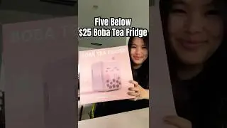 $25 mini boba fridge from Five Below!!