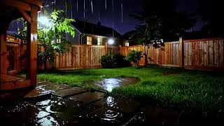 Soothing Night Rain Sounds | Piano Music for Deep Relaxation
