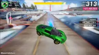 Asphalt 9 - Green Diamonds Clubrace - WildKarrde, SerX & Boomstick - Lotus Elise - City By The Bay