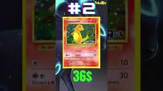 Top 5 Most Expensive Charmander Promos! (I WANT them ALL!) 🔥 #shorts #pokemoncards #charmander