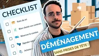 Déménagement : la CHECKLIST pour ne rien oublier !