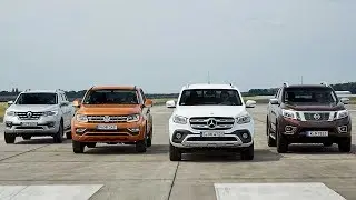 2018 Mercedes X-Class vs 2018 Nissan Navara vs 2018 Renault Alaskan vs 2018 Volkswagen Amarok