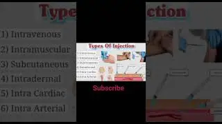 type of injection medical information injection types # type injection # medical student # medicos