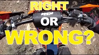 Do you SUCK at the Attack Position On the Dirt Bike? - KTM 250 XC