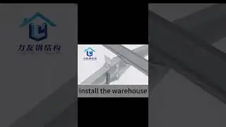 Install the steel structure building  #civilengineering #engineering #steelstructurebuilding