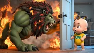 🚪 Knock Knock Knock – Who's There? | Monsters at Door Song | Baby Xavi