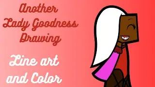 Drawing My Pixel Gun 3D Skin Again - Lady Goodness Line Art and Coloring