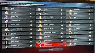 WWE 2K25 - AWA Evolution 2025: 30 women gauntlet eliminator match for the USA women&rsquo;s championship