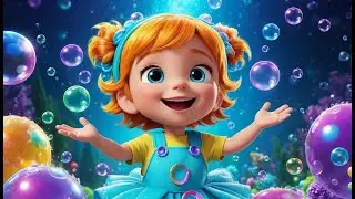 Bubble Monster Stomps Around! | Fun Nursery Rhyme for Kids | Sing-Along Action Song