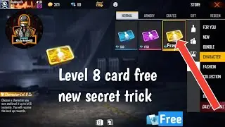 Free fire Level 8 card free Kaise milaga || how to get level 8 card for free in free fire