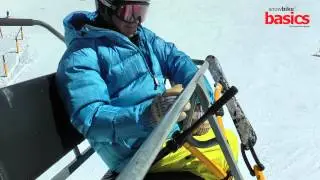 snowbike basics   chairlift loading procedure