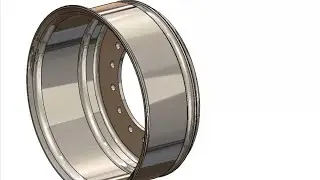 fast135 SolidWork Tutorial 135 wheel rim
