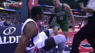 Ian Mahinmi & Jonas Jerebko Scuffle   Celtics vs Wizards   Game 3   May 4, 2017   2017 NBA Playoffs