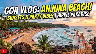 Anjuna Beach | Relax and Explore  Anjuna Beach Goa | Stunning Views & Peaceful Moments😍🏖🇮🇳