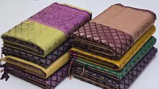 Grand Work Budget Friendly Semi Silk Sarees || Wedding Look || Sarees Online Shopping