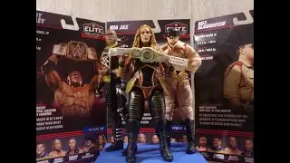 WWE Elite 89 Sgt Slaughter, Nia Jax, & Bobby Lashly review
