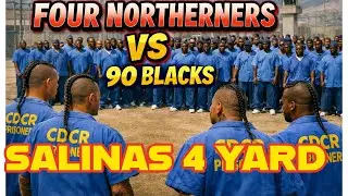 FOUR NORTHERNERS VS. 90 BLACKS IN SALINAS  LEVEL 4