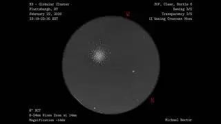 Sketching Globular Cluster M3 at the Eyepiece