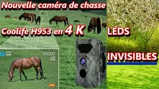 Nouvelle Cam&eacute;ra de chasse H953 4K avec LEDS INVISIBLES LA NUIT de COOLIFE: Lien en description&darr;&darr;&darr;😀