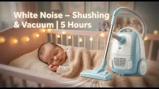 Shushing Sound & Vacuum Noise &ndash; Screen Sleep &ndash; 5 Hours