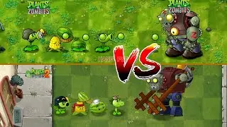 PVZ  FUSION VS PVZ 2 - 4 Plants Team Vs  Zombie Team - p38 - Who will win ?#pvz #plantsvszombies