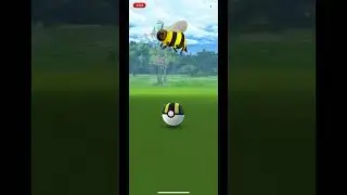 FINALLY caught this Pok&eacute;mon 🐝 #shorts #pokemongo