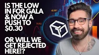 GALA GAMES PRICE PREDICTION 2023💎COULD THE LOW BE IN FOR GALA & NOW PUSH TO $0.30 OR REJECTED HERE?🚨