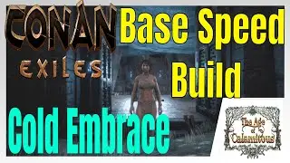 Conan Exiles Cold Embrace: скоростное строительство базы в расщелине