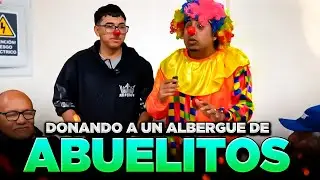DONANDO a un ALBERGUE DE ABUELITOS👴❤️