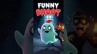 funny भूत #kahani #horror #horrorstory #bhoot #trending #cartoon #trendingshorts #fun #cute #shorts