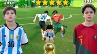 MINI CRISTIANO VS MINI MESSI @cristiano  @LeoMessi 