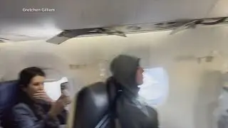 Passenger 'hit the ceiling' amid severe turbulence on United Express flight